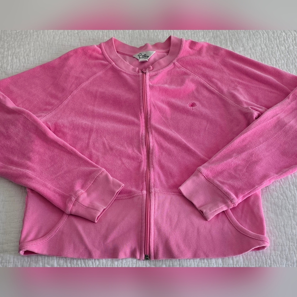 ✨️Vintage Lilly Pulitzer HTF pink Terry set size
